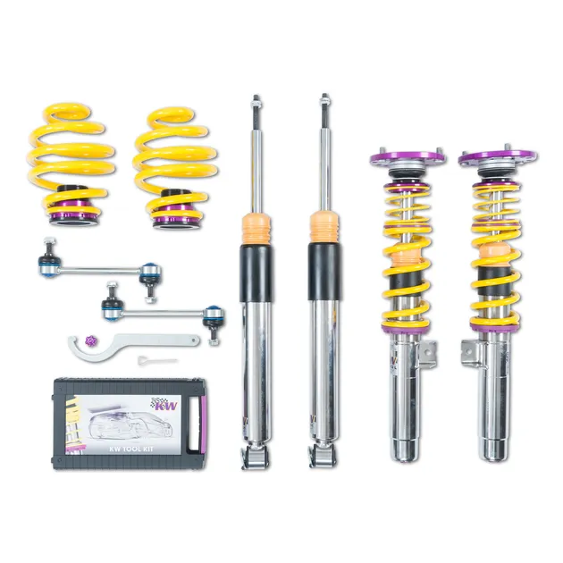 KW Coilover Kit V1 BMW 3series E46 (346L 346C)Sedan Coupe Wagon Convertible Hatchback; 2WD main image 1